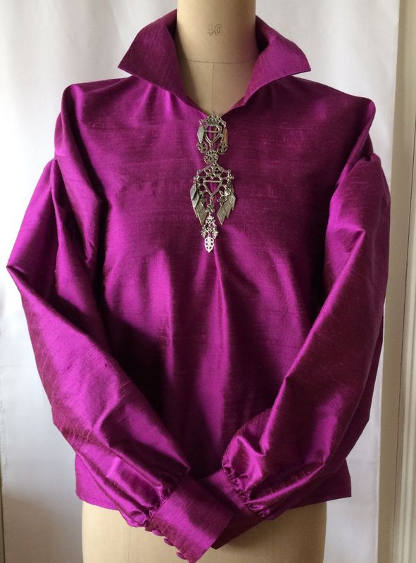 Mønster festdraktskjorte Amanda dame