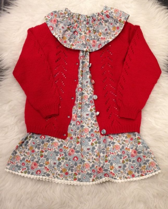 PDF Strikkeoppskrift cardigan Ella