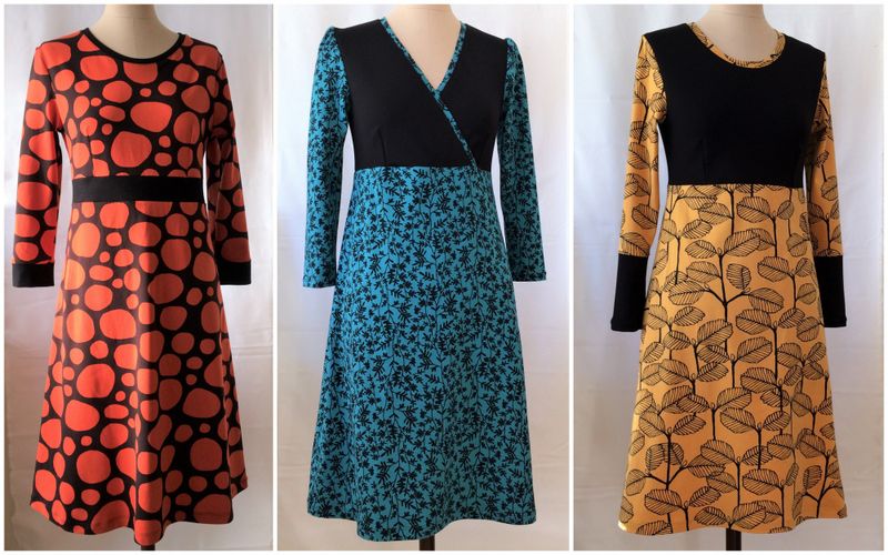 Symønster kjole Kari dame