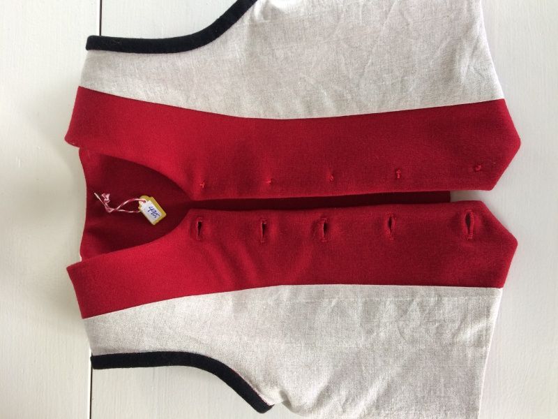 Mønster festdraktvest Tormod