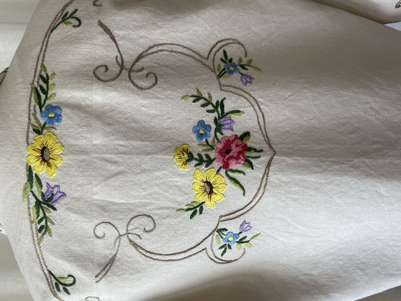 X SOLGT Skjortejakke offwhite med blomster 