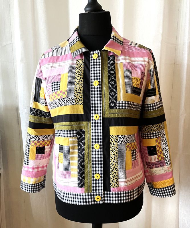 Patchworkjakke symønster