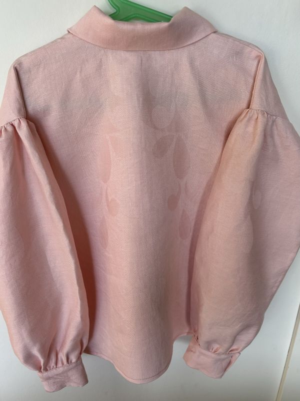 X SOLGT Festdraktskjorte Trine rosa lin